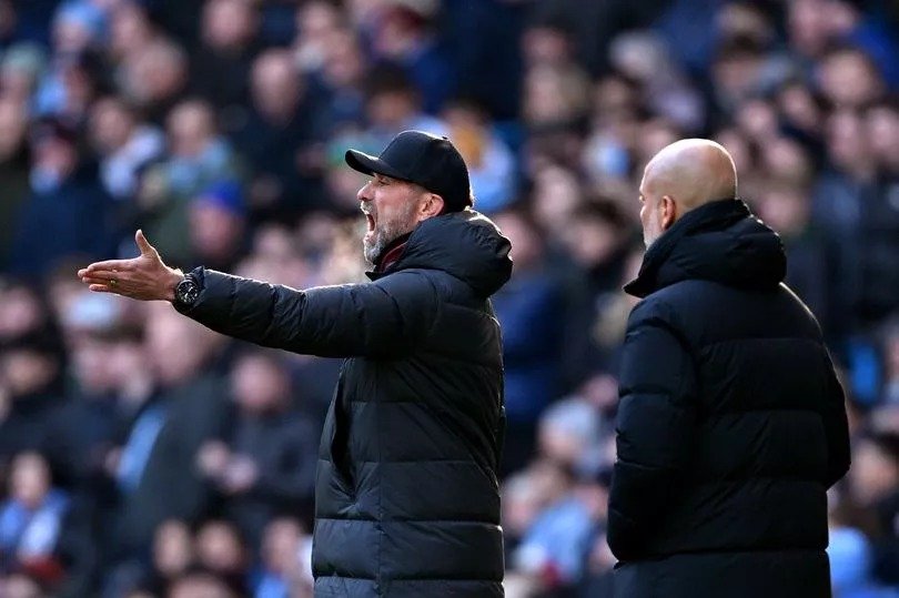 Manchester City coach Pep Guardiola talks about Jurgen Klopp missing the handshake after the draw between Liverpool and Manchester City.