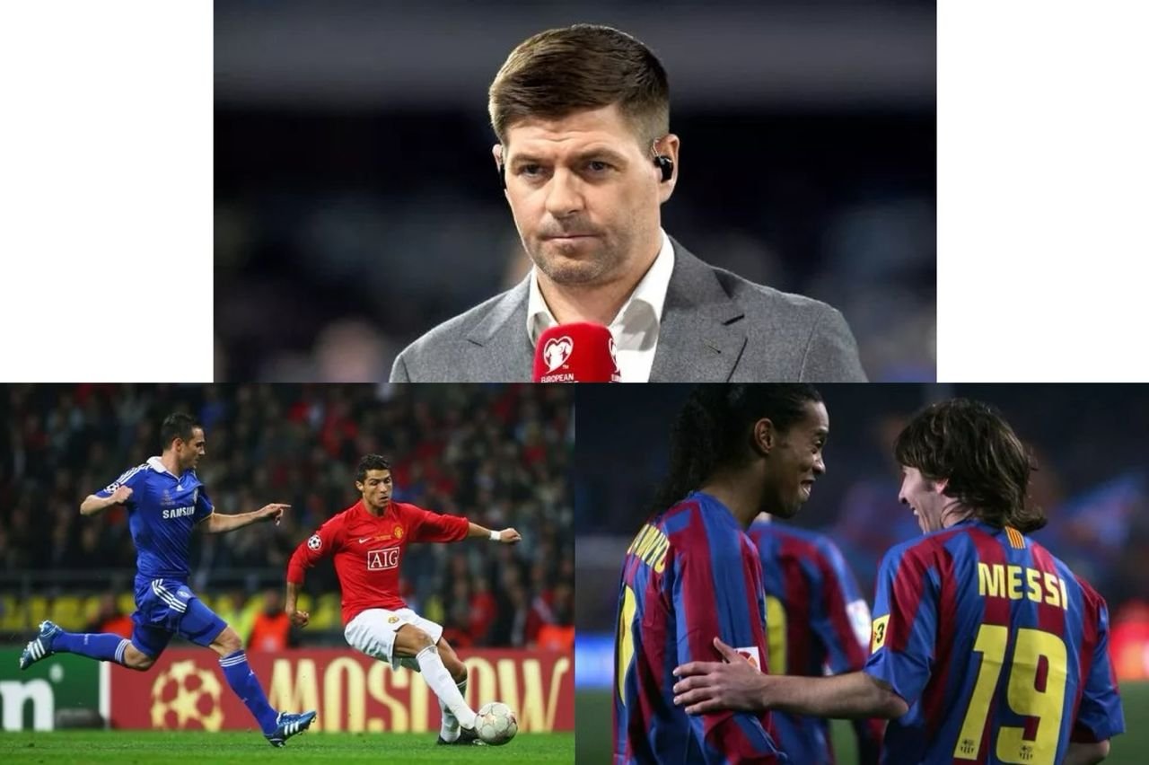 How Three (3) Legend Ronaldinho, Gary Lineker, Steven Gerrard feel about Lionel Messi vs. Cristiano Ronaldo as Steven Gerrard changes his mind