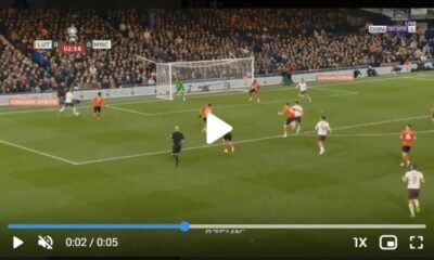 Watch Goal Video: Luton town 0 - 1 Manchester city - Erling Haaland scores the opening goal assist rendered by Kevin De Bruyne