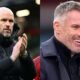 English football pundit Jamie Carragher reveals to Man United coach Erik Ten Hag how to avoid been sacked after FA Cup quarter-final vs Liverpool