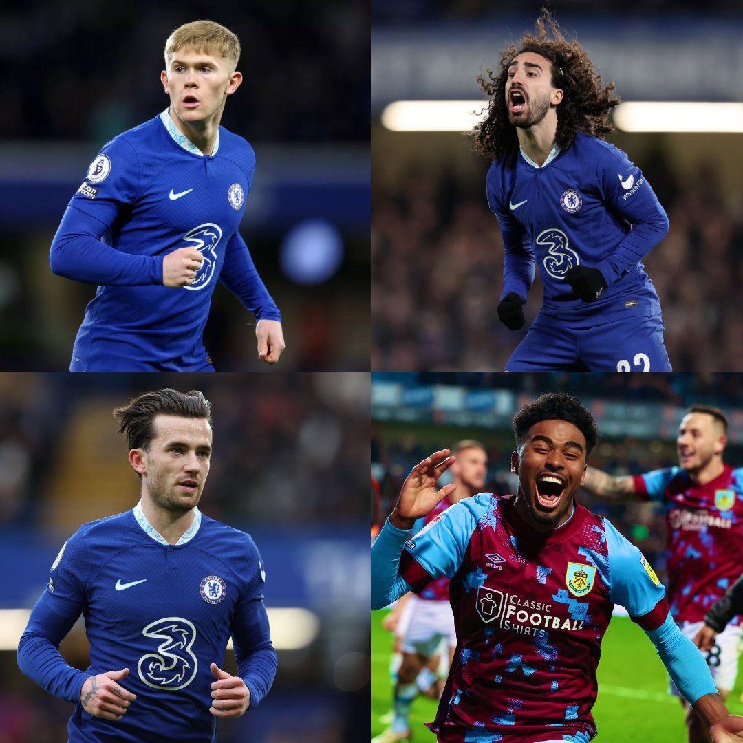 Ben Chilwell, Marc Cucurella, Lewis Hall,