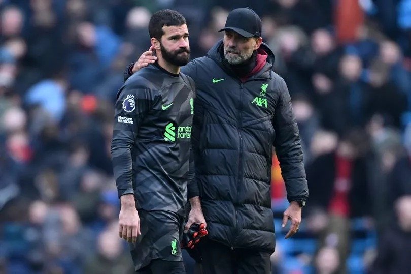 The injury status of Alisson Becker is described as "rather serious" by Jurgen Klopp, who also dismisses the possibility of Liverpool selling him