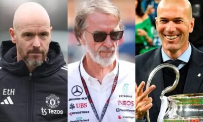 "I'll definitely be back at the bench. I would like to come back and coach" - Manchester United owners moves to 'SACK" Erik Ten Hag and replace him with Zinedine Zidane as two major changes evolve