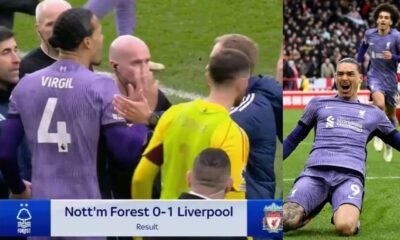 "He has no business being on the field." - The game between Nottingham Forest and Liverpool ends in chaos when Nunez scores and the owner "chases the ref."