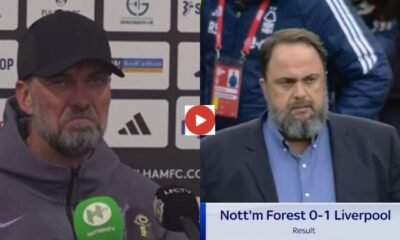 "I am not sure, to be absolutely certain." - Jurgen Klopp responded to Nottingham Forest owner Evangelos Marinakis' fury after Liverpool win against Forest (0-1)