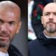 It has been reported that 54 years-old Man United coach Erik ten Hag is 'lining up for new position' as the manager of Manchester United 'faces a threat from Zinedine Zidane'.