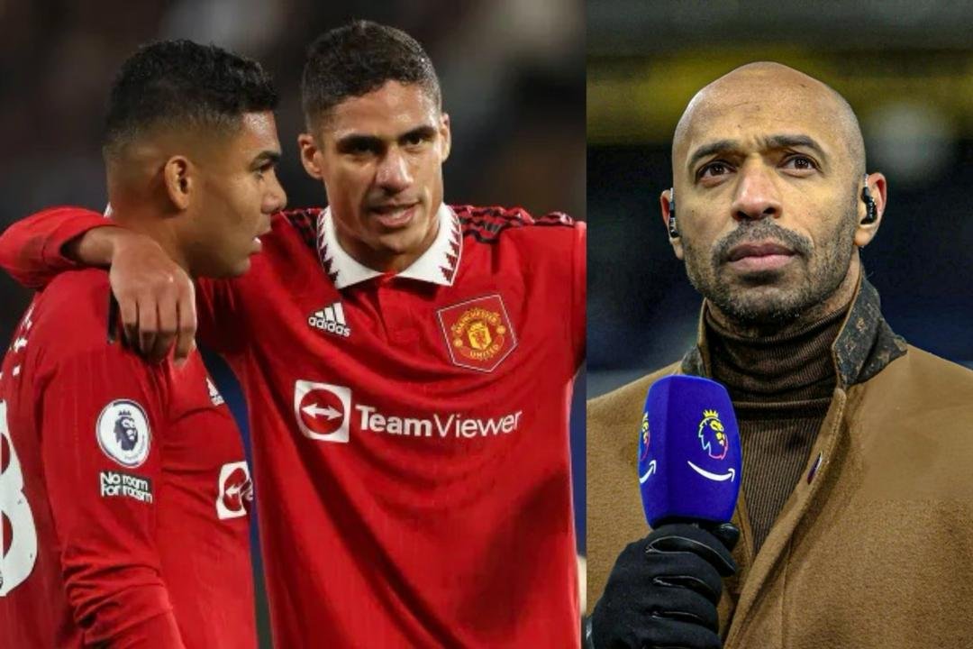 "If you take a look." The reason that Real Madrid was so eager to trade Raphael Varane and Casemiro to Manchester United is a theory that Henry has