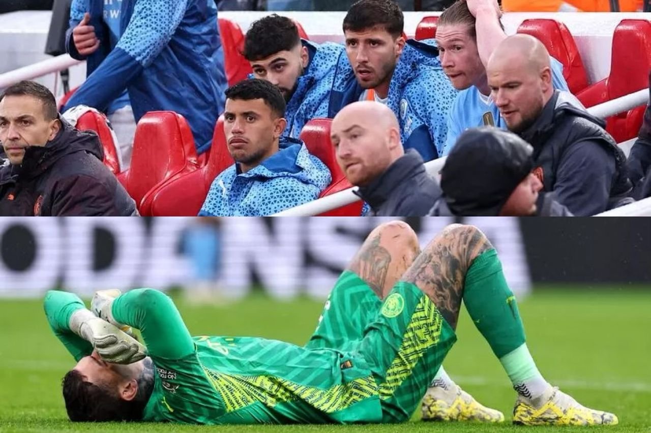 Manchester City goalkeeper Ederson 30-years-old suffers a terrible injury during a with Liverpool at Anfield! WHAT HAPPENED REVEALED