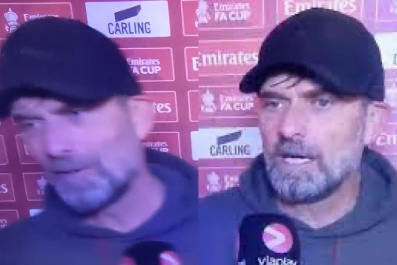 Reason why 56-year-old Liverpool manager Jurgen Klopp angrily storms out of interview after Manchester United win vs Liverpool FA Cup quarter final