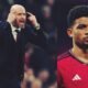 What Manchester United coach Erik ten Hag secretly whisper Amad Diallo after given a red card during FA CUP quarter final match