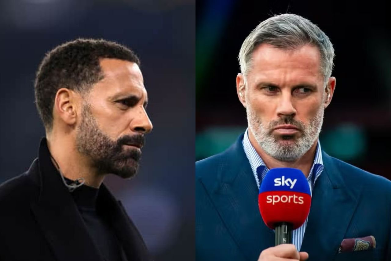 English football pundit Jamie Carragher hit back with a brutal comment at Rio Ferdinand Liverpool post on social media after Manchester United win in the FA CUP Quarter final vs Liverpool