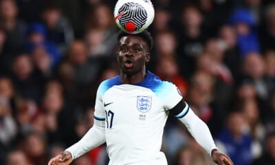 Reason why Arsenal player Bukayo Saka pulled out for the senior England squad