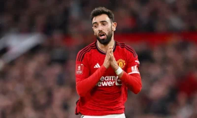 Why Man Utd captain Bruno Fernandes was not sent off during Manchester United vs Liverpool after the controversal tackle Dominik Szoboszlai in the FA Cup