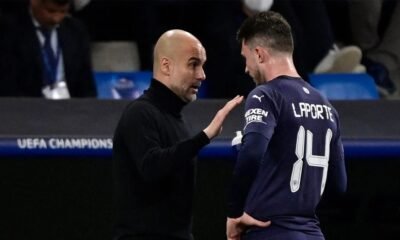 Aymeric Laporte criticizes Pep Guardiola's transfer policy at Manchester City, saying, " It's what he says, but it hadn't been like that."