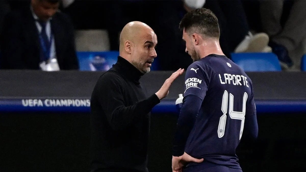 Aymeric Laporte criticizes Pep Guardiola's transfer policy at Manchester City, saying, " It's what he says, but it hadn't been like that."